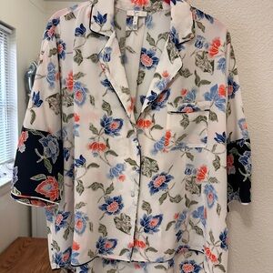 Joie Multicolor Floral Button Down Shirt